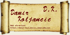Damir Koljančić vizit kartica